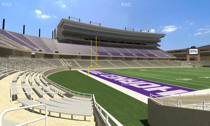 Amon G. Carter Stadium - Section 110 Seat View
