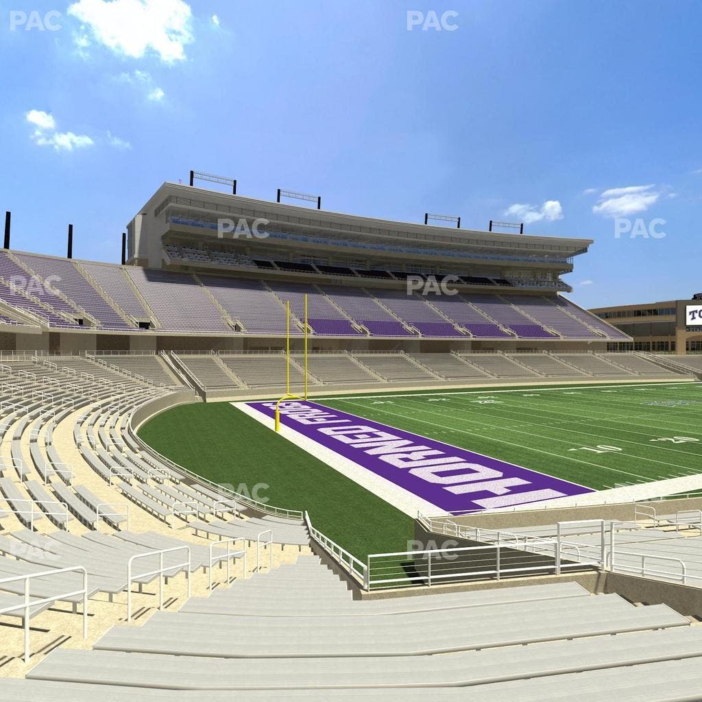 Amon G. Carter Stadium - Section 110 Seat View