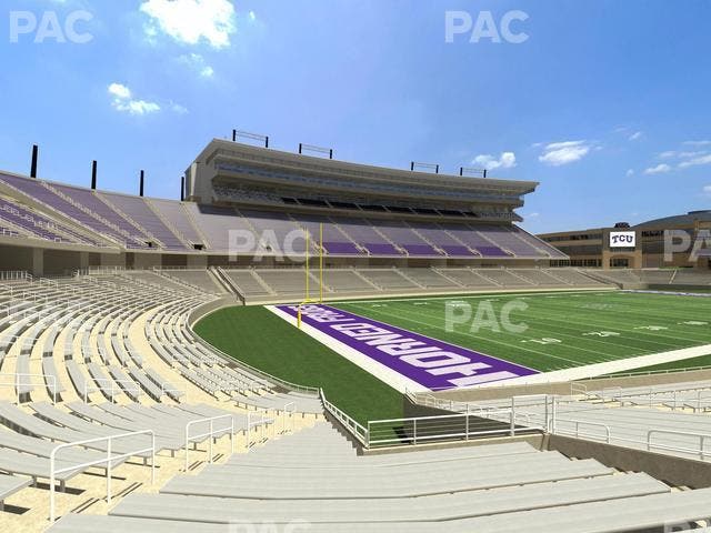 Amon G. Carter Stadium - Section 110 Seat View