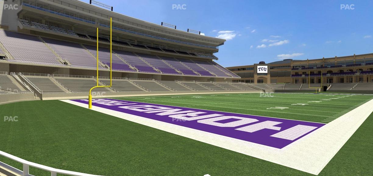 Amon G. Carter Stadium - Section 111 Seat View