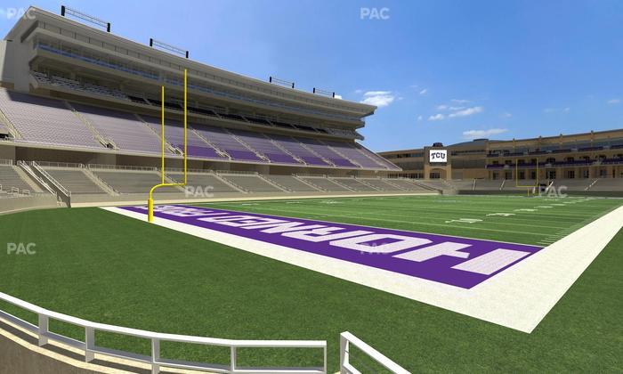 Amon G. Carter Stadium - Section 111 Seat View
