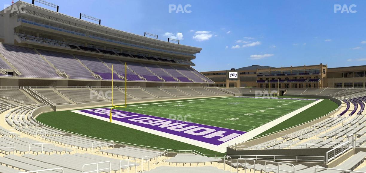 Amon G. Carter Stadium - Section 111 Seat View