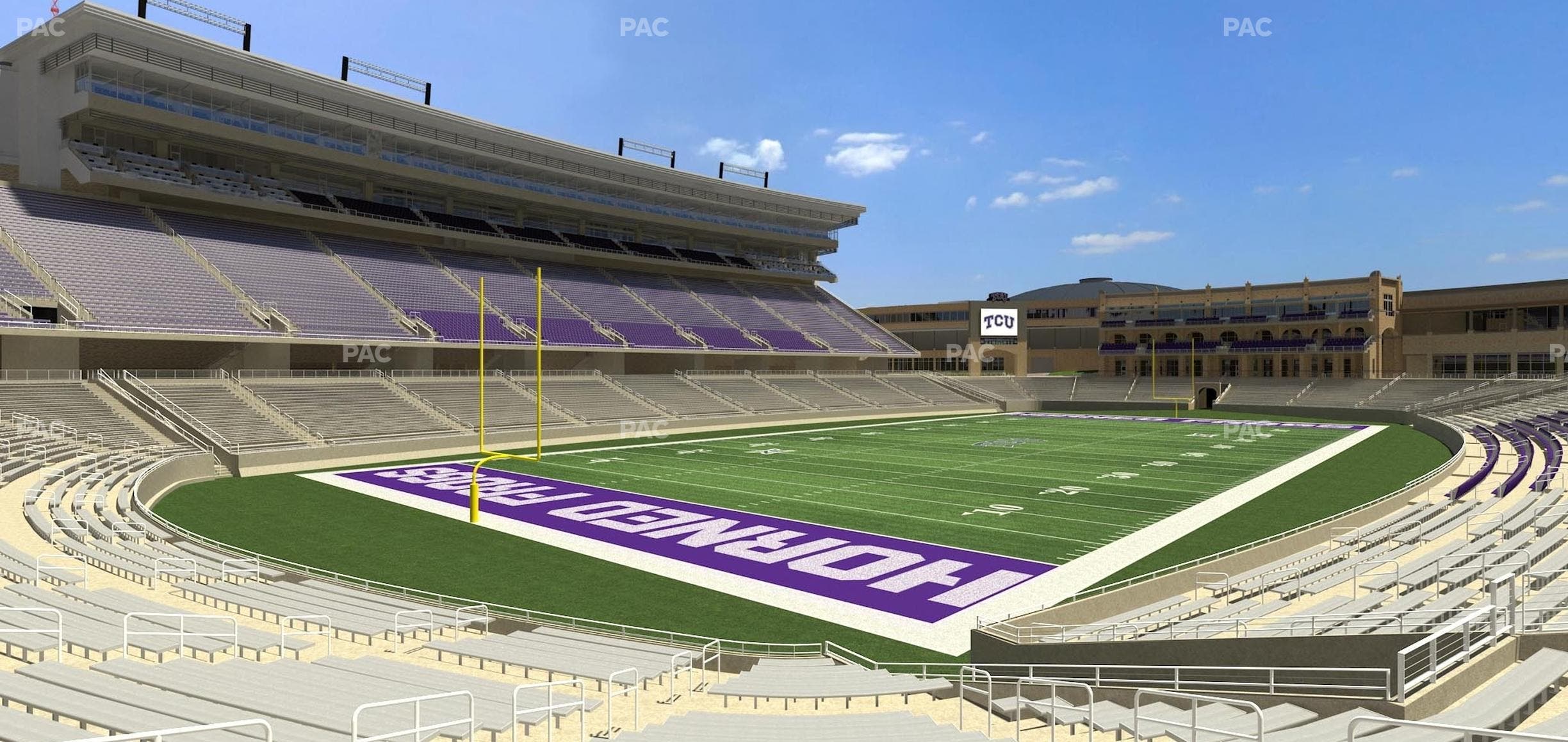 Amon G. Carter Stadium - Section 111 Seat View