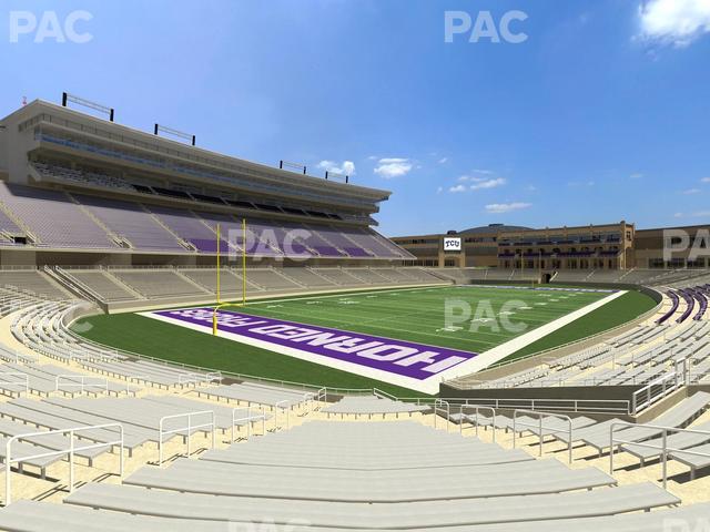 Amon G. Carter Stadium - Section 111 Seat View Amon G. Carter Stadium - Section 111 Seat View