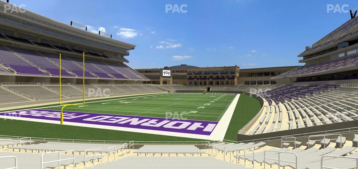 Amon G. Carter Stadium - Section 112 Seat View