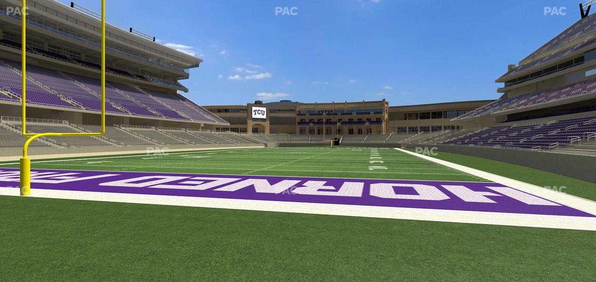 Amon G. Carter Stadium - Section 113 Seat View
