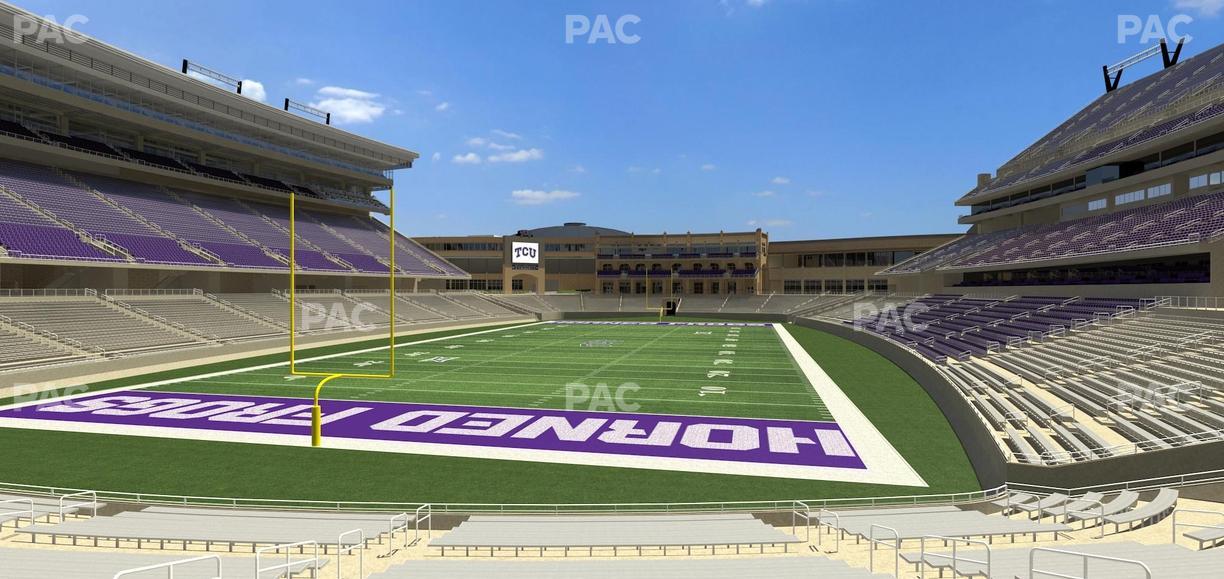 Amon G. Carter Stadium - Section 113 Seat View