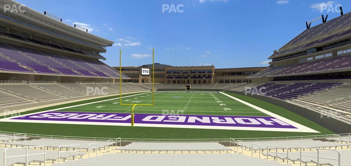 Amon G. Carter Stadium - Section 114 Seat View