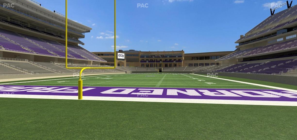 Amon G. Carter Stadium - Section 114 Seat View