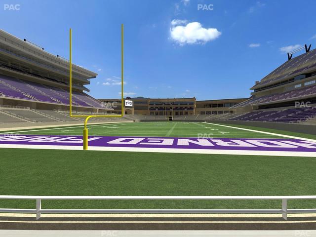 Amon G. Carter Stadium - Section 114 Seat View