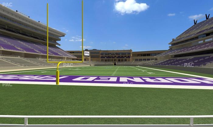 Amon G. Carter Stadium - Section 114 Seat View