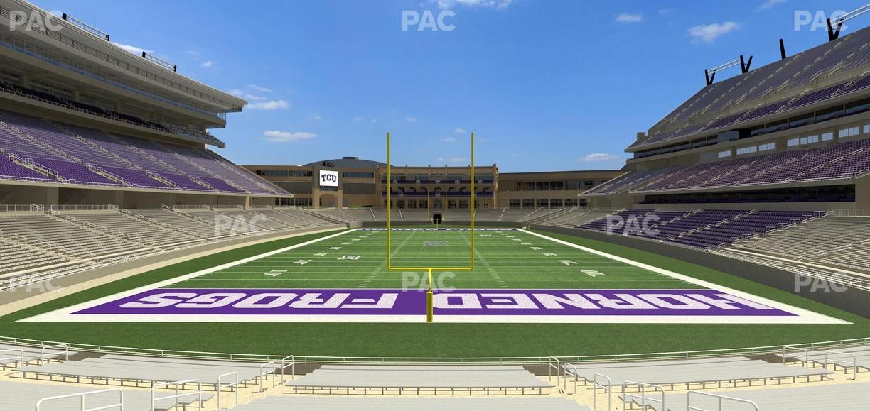 Amon G. Carter Stadium - Section 115 Seat View