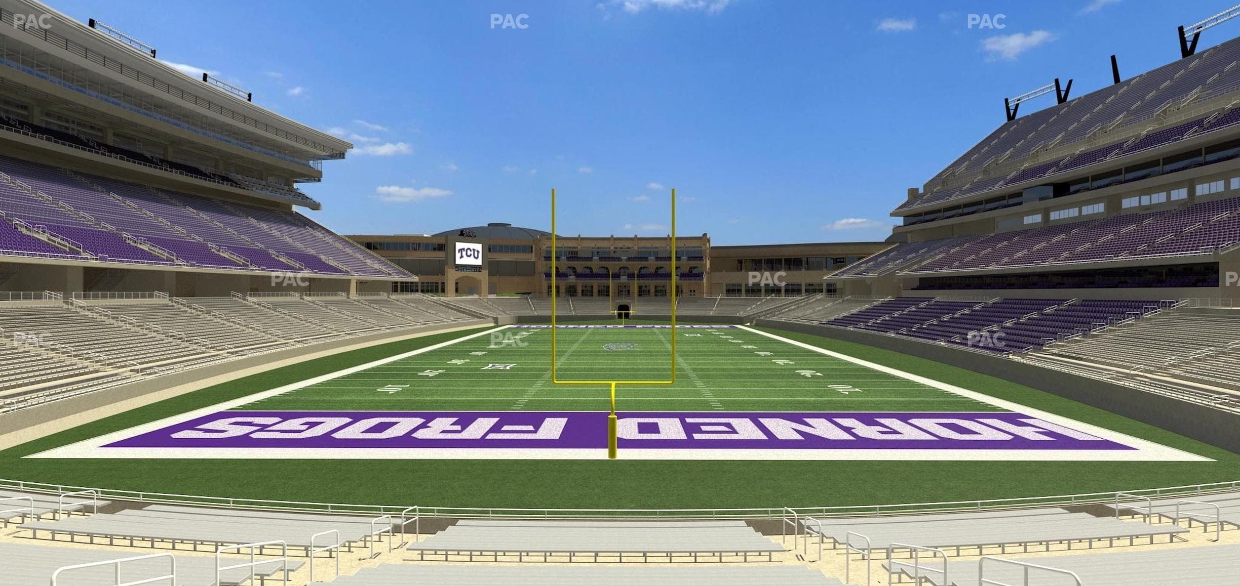 Amon G. Carter Stadium - Section 115 Seat View