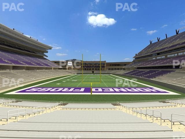 Amon G. Carter Stadium - Section 115 Seat View