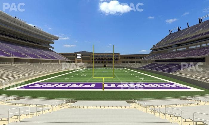 Amon G. Carter Stadium - Section 115 Seat View