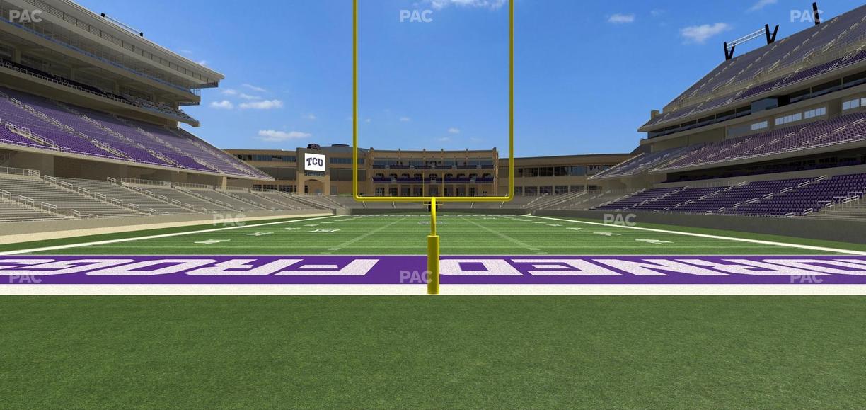 Amon G. Carter Stadium - Section 115 Seat View