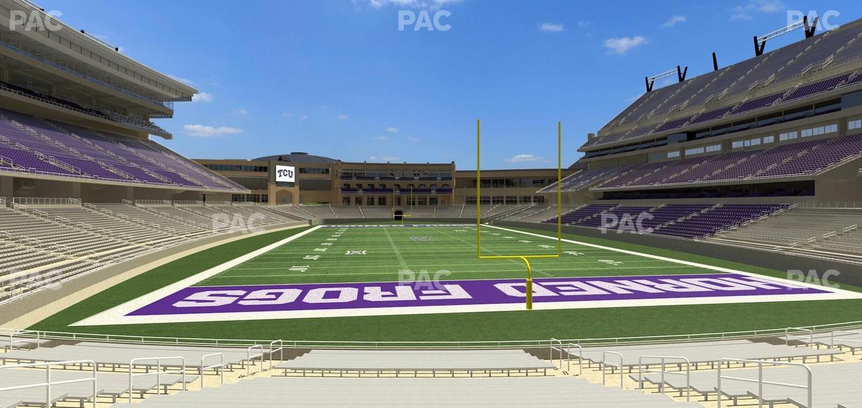 Amon G. Carter Stadium - Section 116 Seat View