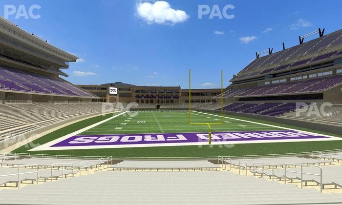 Amon G. Carter Stadium - Section 116 Seat View