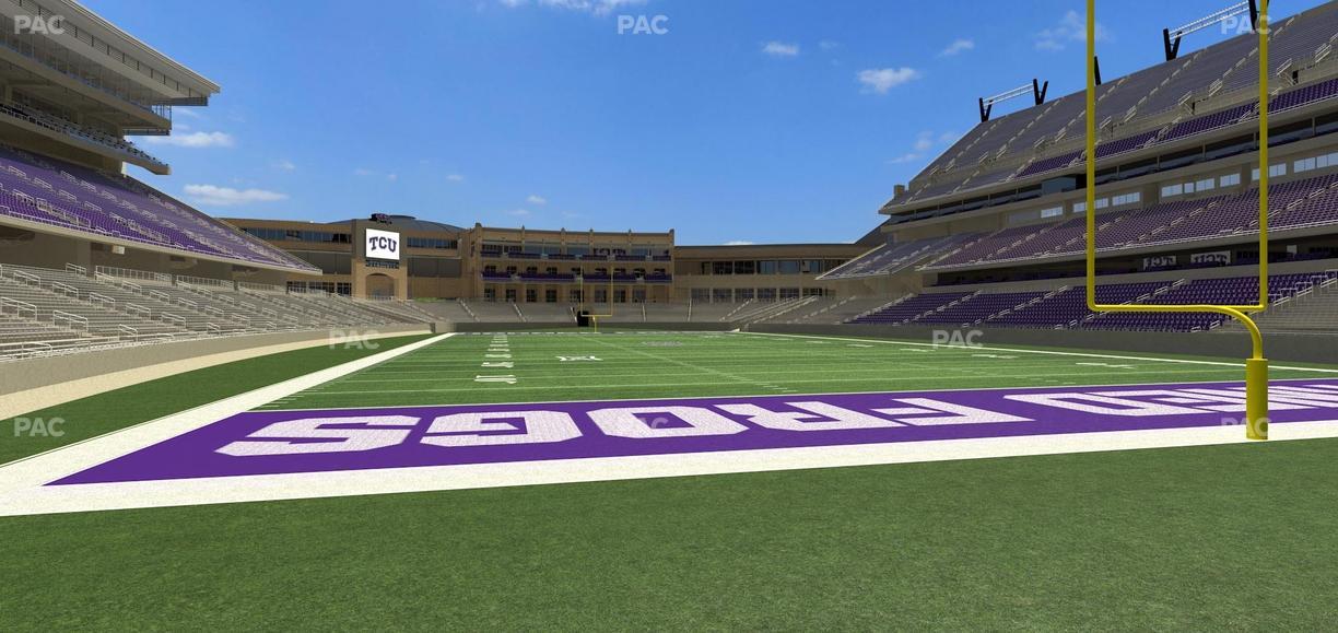 Amon G. Carter Stadium - Section 117 Seat View