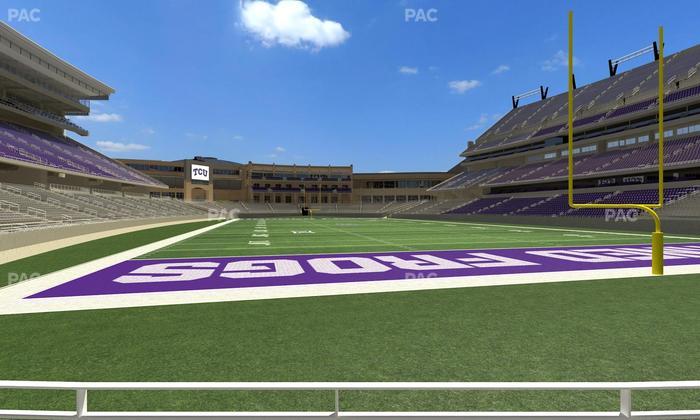 Amon G. Carter Stadium - Section 117 Seat View