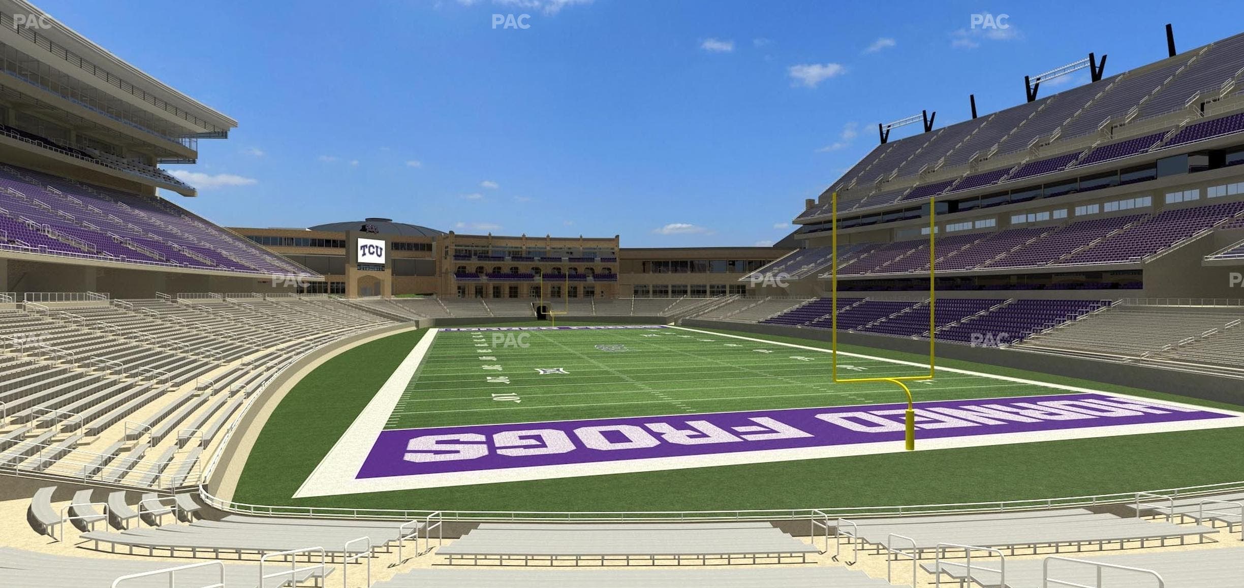 Amon G. Carter Stadium - Section 117 Seat View