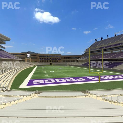 Amon G. Carter Stadium - Section 117 Seat View