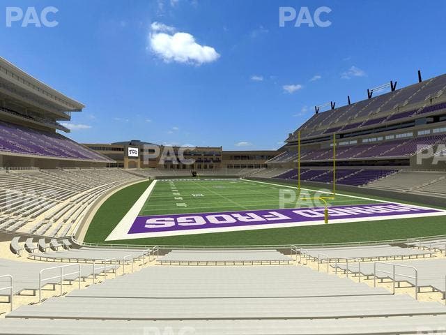 Amon G. Carter Stadium - Section 117 Seat View