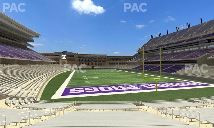 Amon G. Carter Stadium - Section 117 Seat View