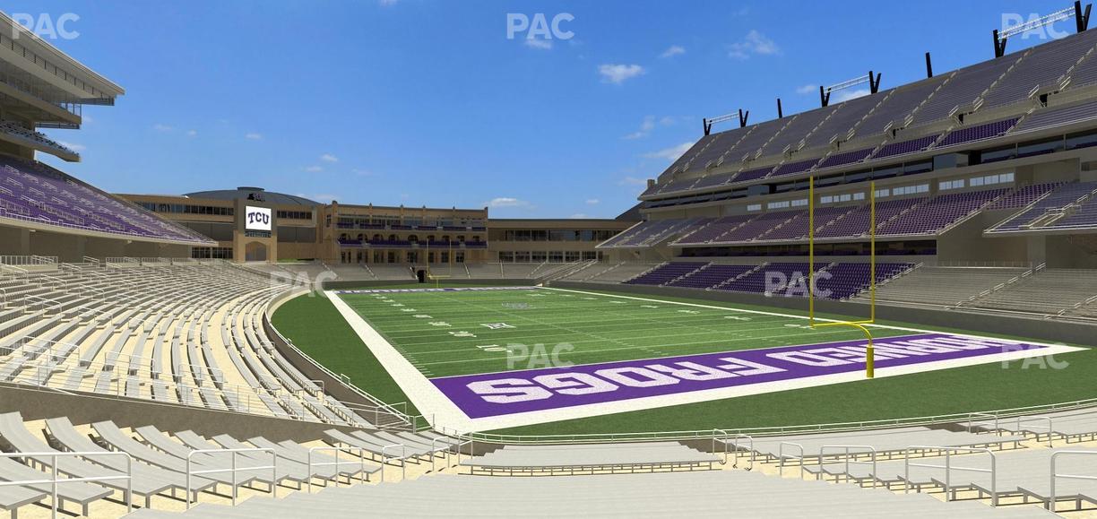 Amon G. Carter Stadium - Section 118 Seat View