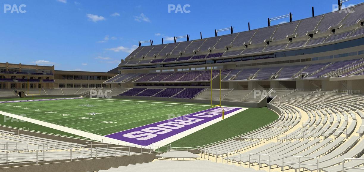 Amon G. Carter Stadium - Section 119 Seat View