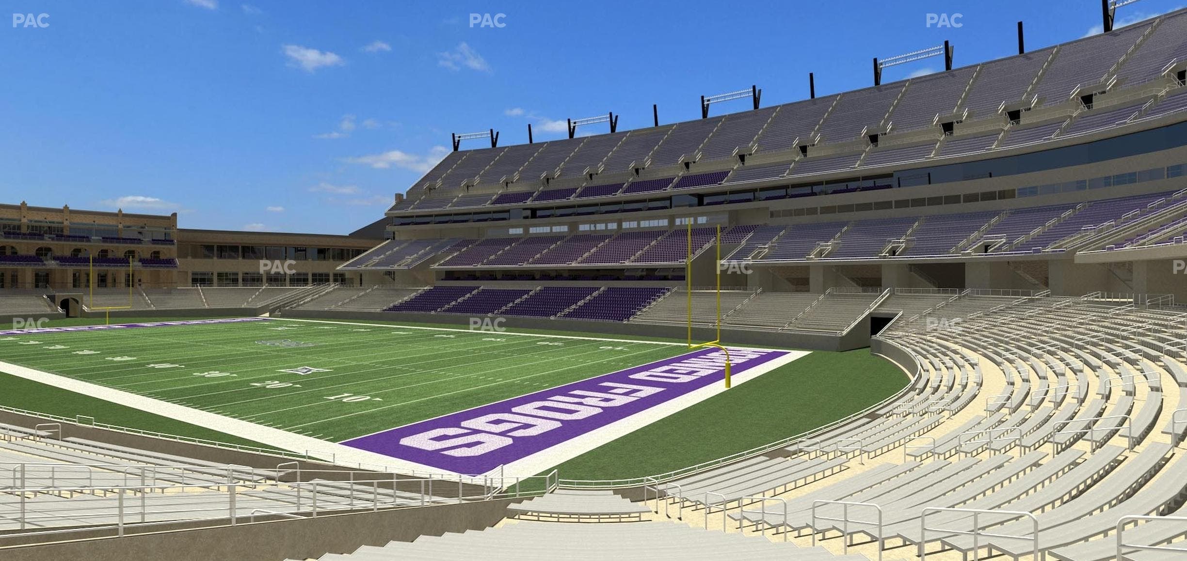 Amon G. Carter Stadium - Section 119 Seat View