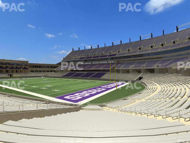 Amon G. Carter Stadium - Section 119 Seat View Amon G. Carter Stadium - Section 119 Seat View