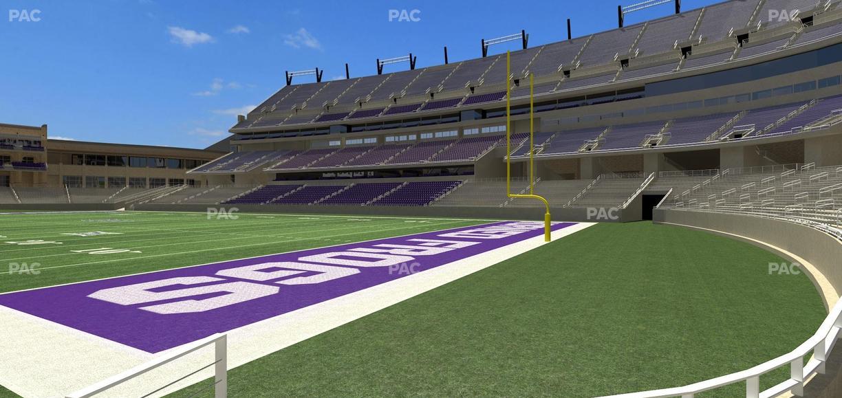 Amon G. Carter Stadium - Section 119 Seat View