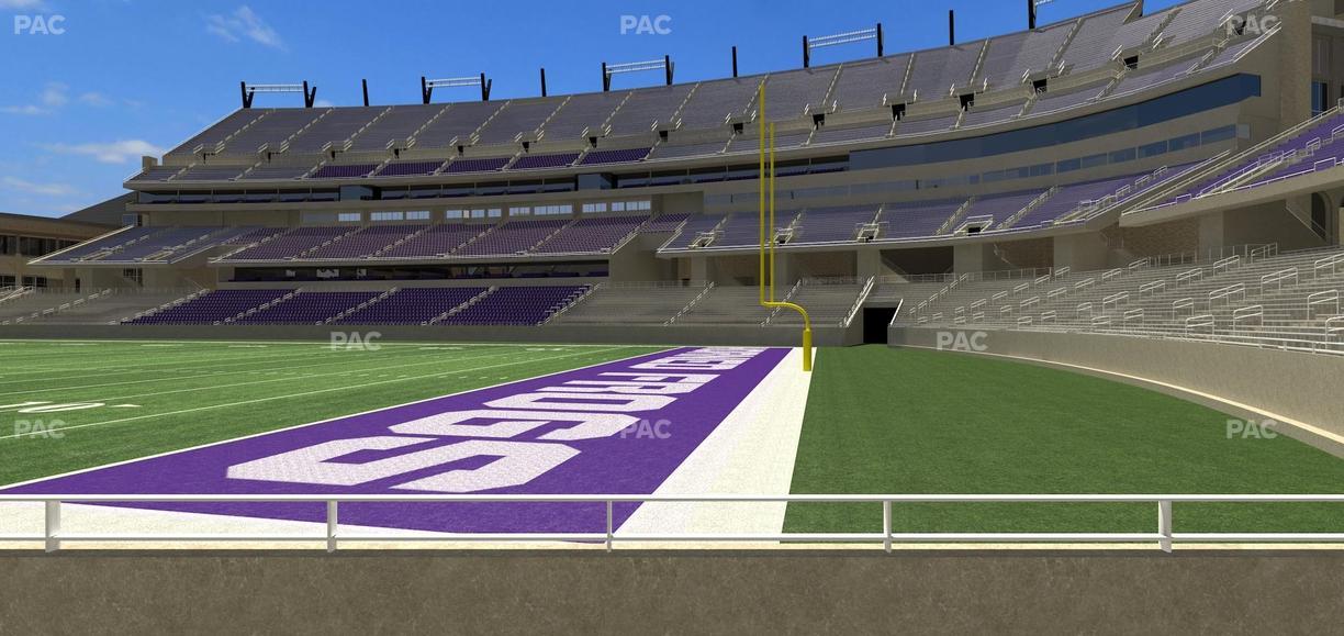 Amon G. Carter Stadium - Section 120 Seat View