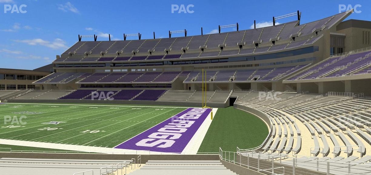Amon G. Carter Stadium - Section 120 Seat View