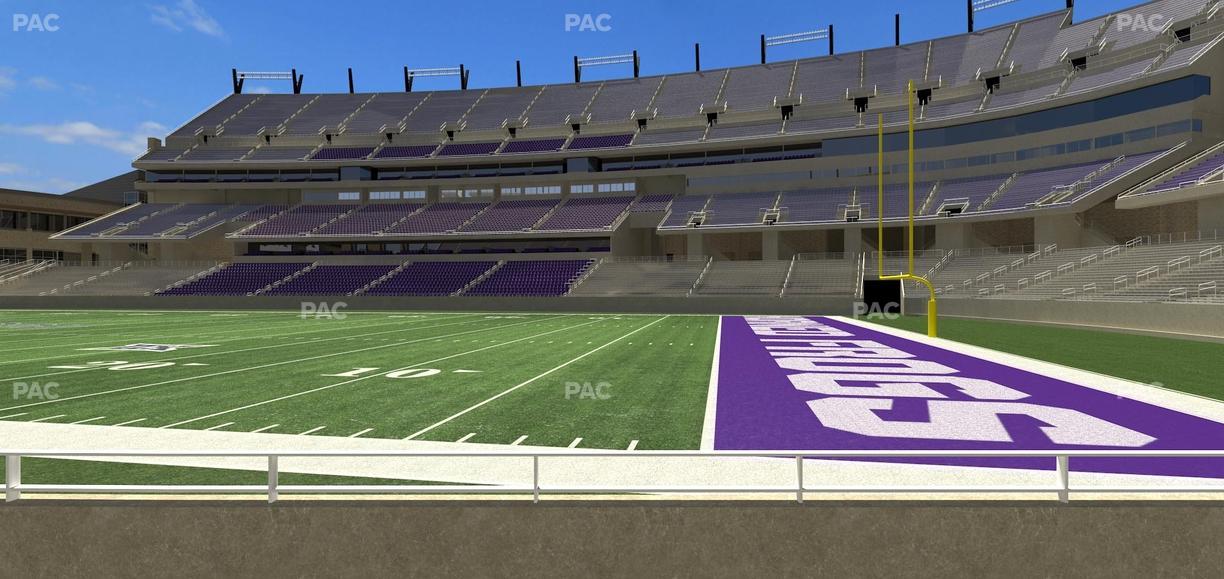 Amon G. Carter Stadium - Section 121 Seat View