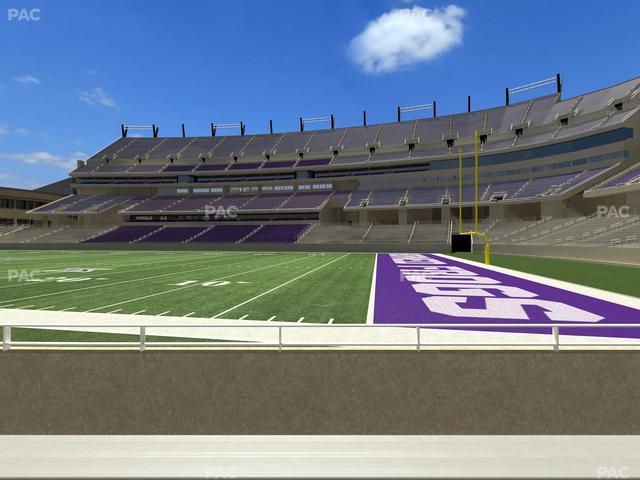 Amon G. Carter Stadium - Section 121 Seat View