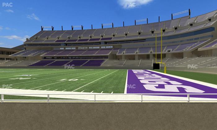 Amon G. Carter Stadium - Section 121 Seat View