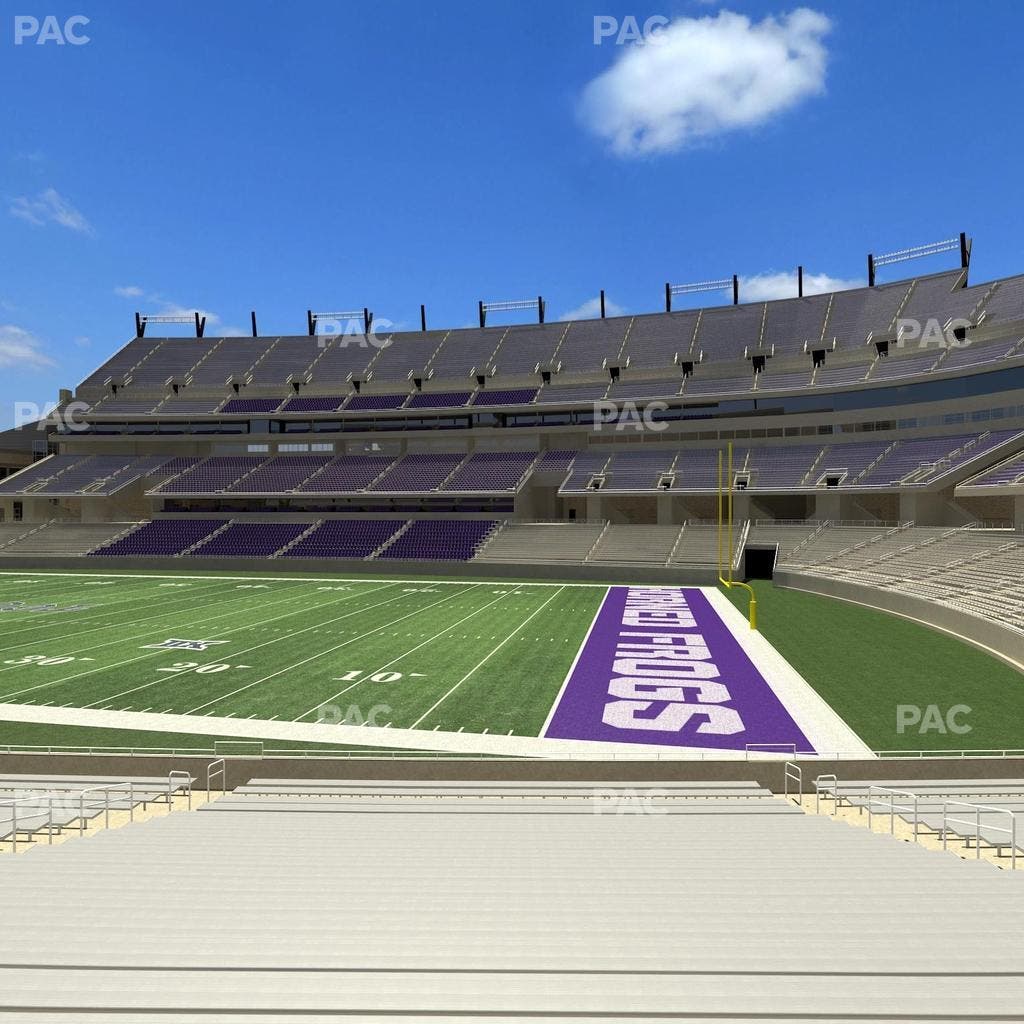 Amon G. Carter Stadium - Section 121 Seat View