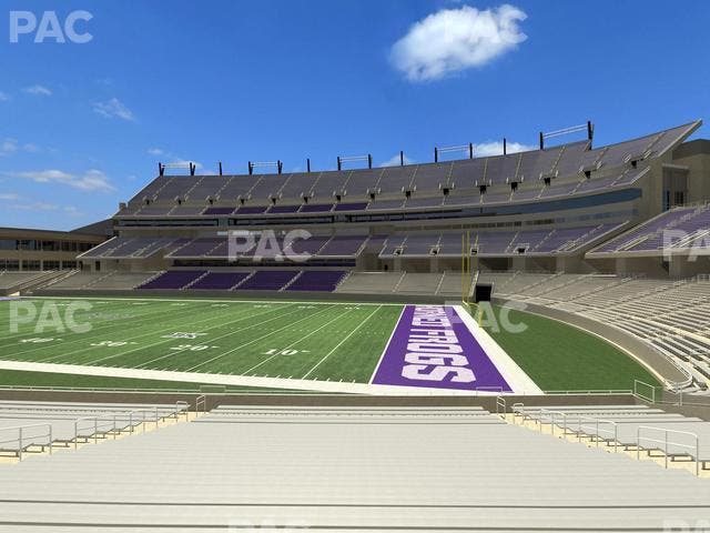 Amon G. Carter Stadium - Section 121 Seat View