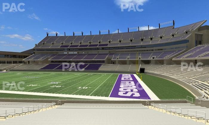 Amon G. Carter Stadium - Section 121 Seat View