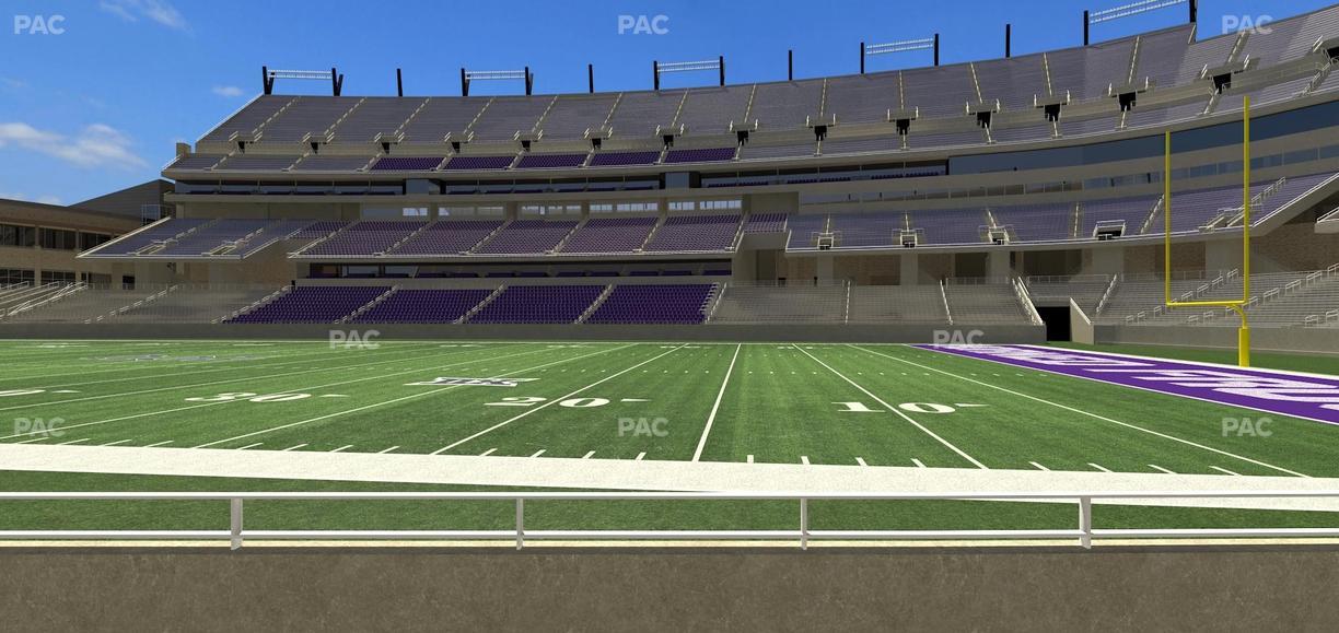 Amon G. Carter Stadium - Section 122 Seat View