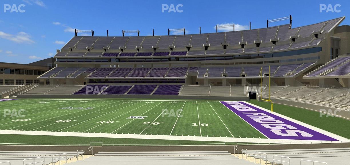 Amon G. Carter Stadium - Section 122 Seat View