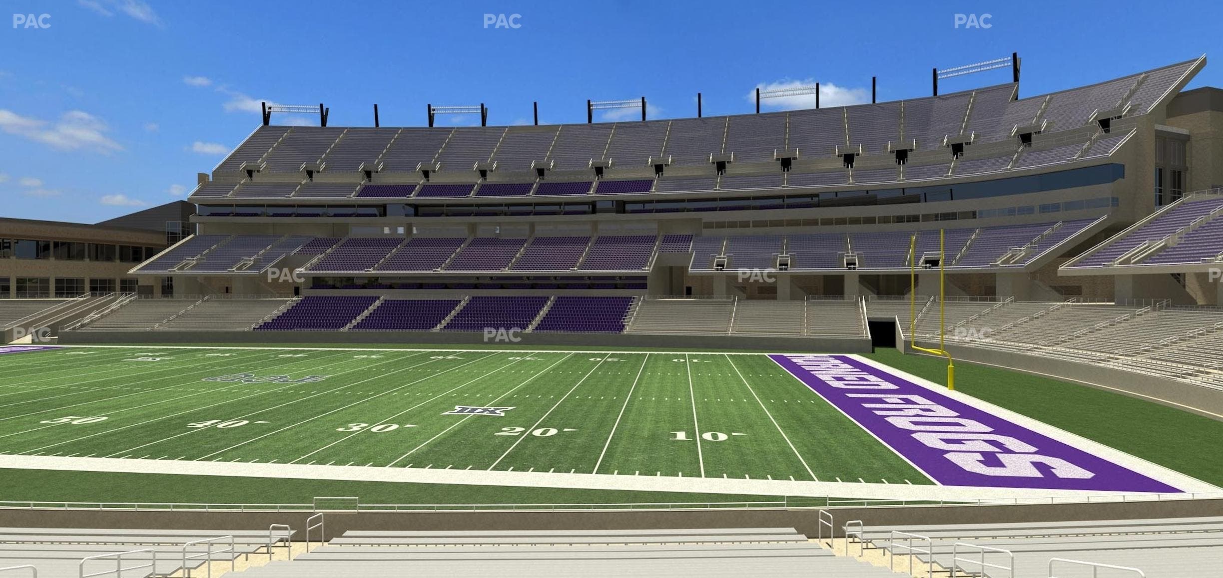 Amon G. Carter Stadium - Section 122 Seat View