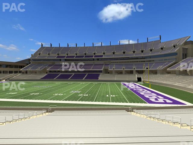 Amon G. Carter Stadium - Section 122 Seat View Amon G. Carter Stadium - Section 122 Seat View