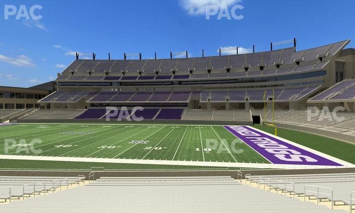 Amon G. Carter Stadium - Section 122 Seat View