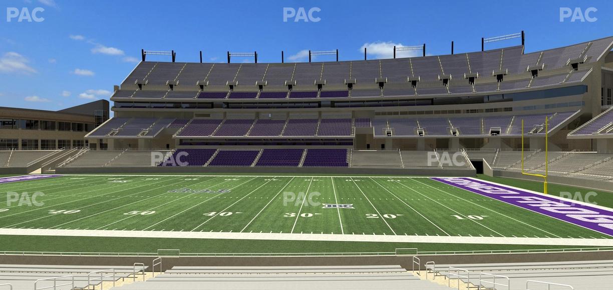 Amon G. Carter Stadium - Section 123 Seat View