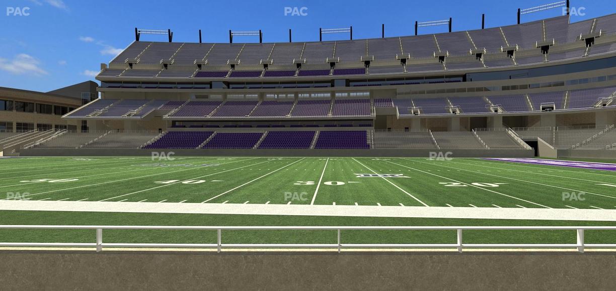 Amon G. Carter Stadium - Section 123 Seat View