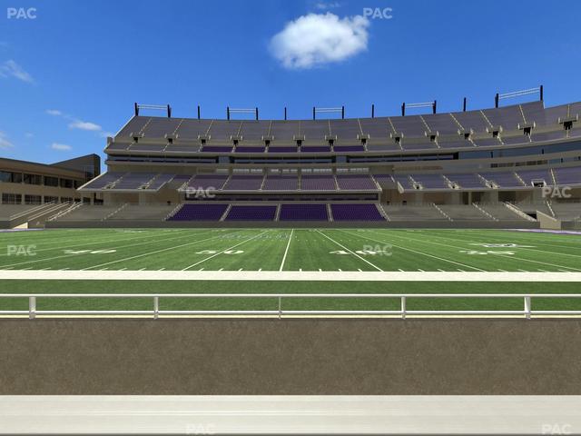 Amon G. Carter Stadium - Section 124 Seat View