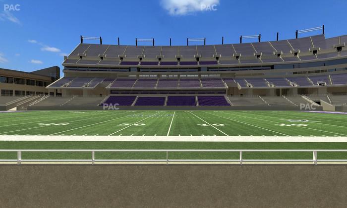 Amon G. Carter Stadium - Section 124 Seat View